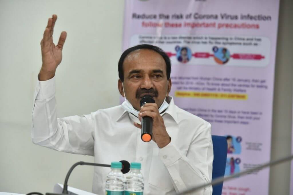 telanganahealthministereatalarajenderreadytotakefirstshotofcovid19vaccine