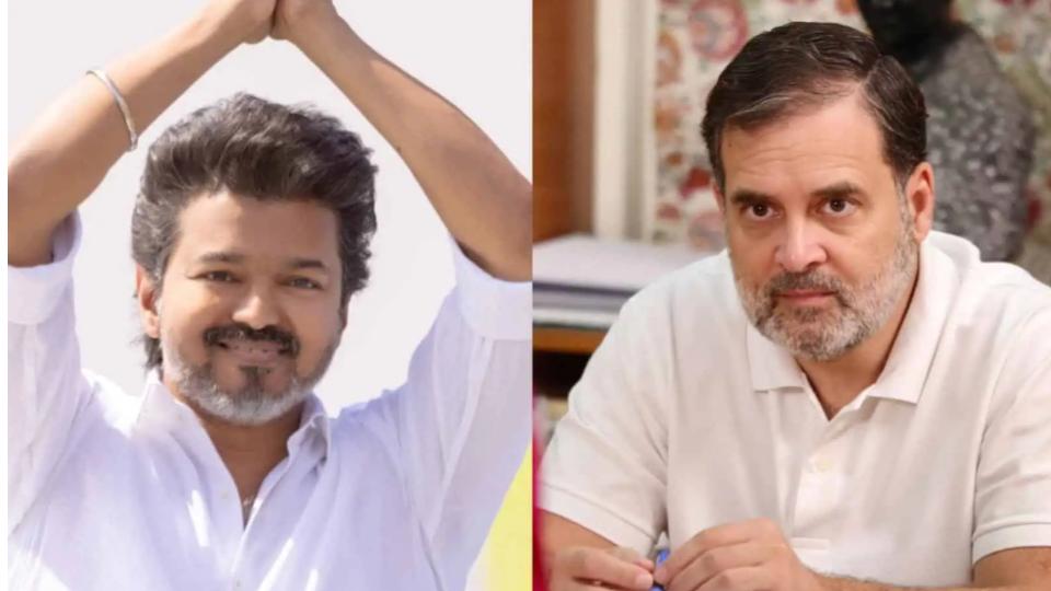 Rahul Gandhi Greets CM Vijay On His 52nd Birthday