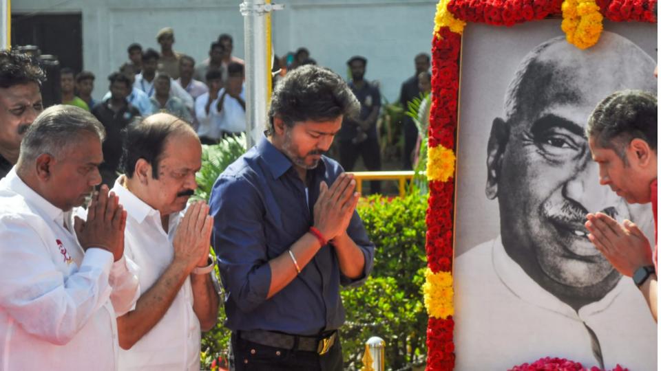 CM Joseph Vijay Pays Tribute to Kamaraj on Birth Anniversary