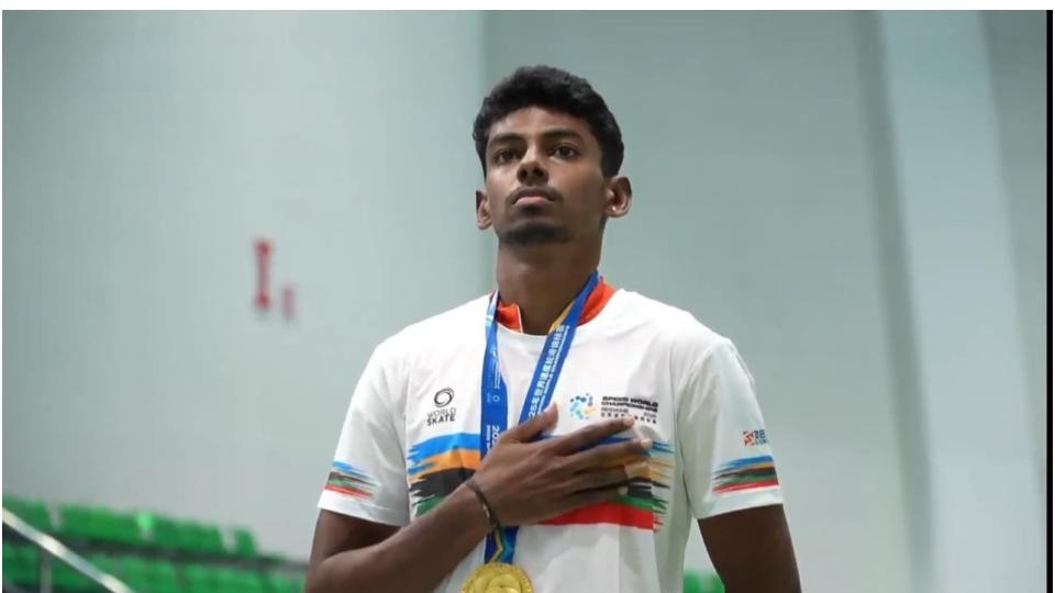 PM Modi Congratulates Anandkumar For Winning Speed Skating World Championships