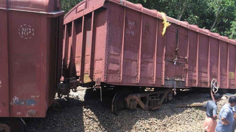 Goods train derails in Jaisalmer, Rajasthan