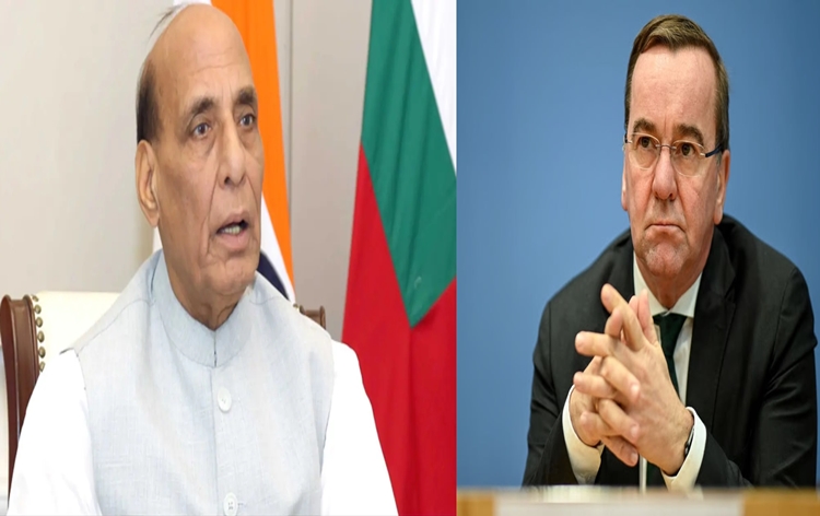 Defence Minister Rajnath Singh & his German counterpart Boris Pistorius to hold talks in New Delhi