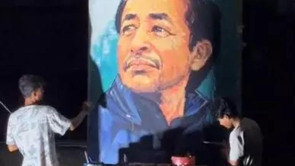 Two Youths Detained For Painting Sonam Portrait On Public Wall in Guwahati