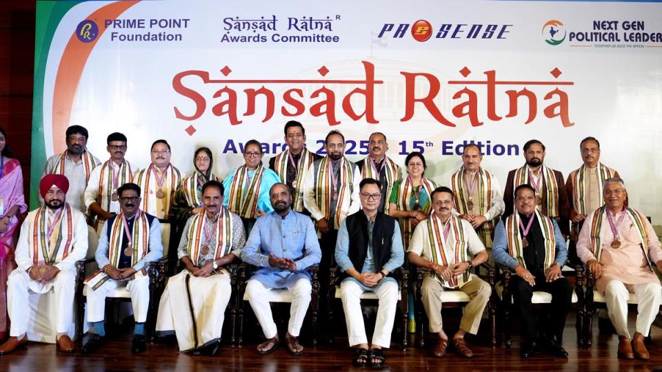 17 MPs Honoured With Sansad Ratna Awards For Parliamentary performance
