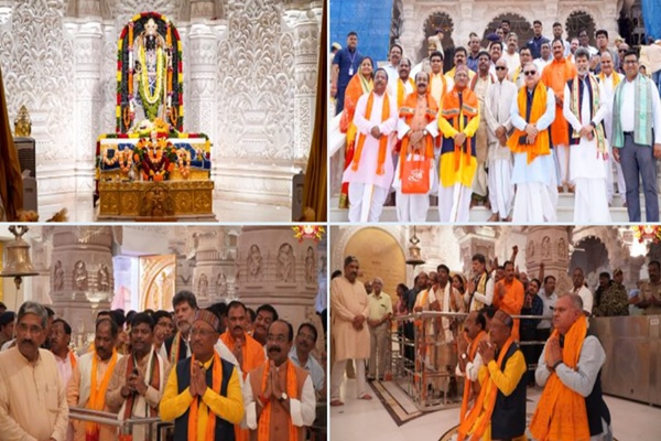 chhattisgarhcmvishnudeosaialongwithhiscabinetreachesinayodhya