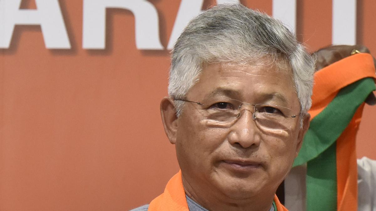 bjpannouncesnameofdorjeetsheringlepchaaspartycandidateforbiennialrajyasabhaelectionfromsikkim