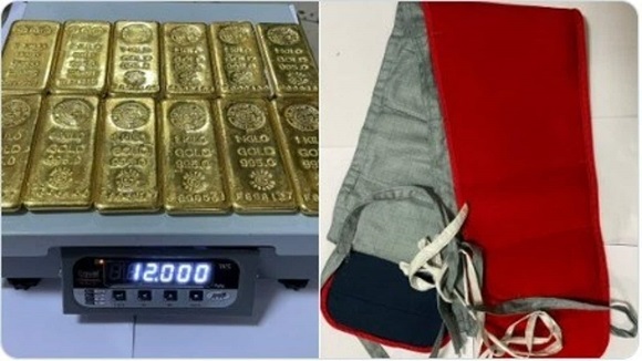 goldworth₹58crbeingsmuggledinabeltseizedatmumbaiairport