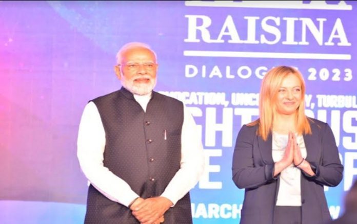 pmmodiinaugurates8theditionofraisinadialogueinnewdelhi