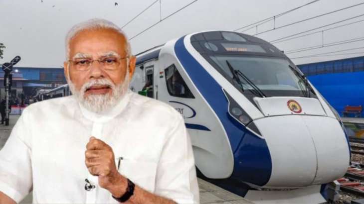 pmnarendramoditoflagoffgoatomumbaivandebharatexpressvirtuallyonsaturday