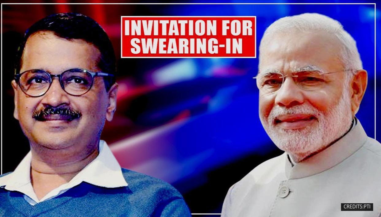 kejriwalinvitespmmodiforhisswearinginceremonyonsunday