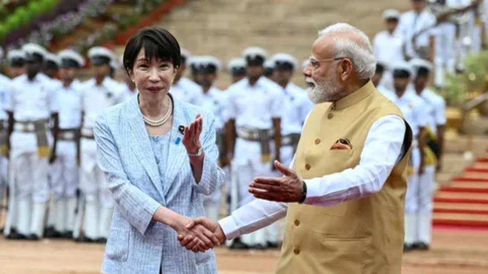 Japanese PM Sanae Takaich Receives Guard of Honour at Rashtrapati Bhavan