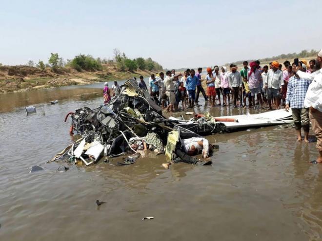 trainingaircraftcrashesinvidarbha;2killed