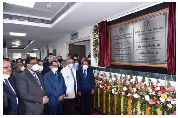 healthministerdrharshvardhaninauguratesnewlyconstructedburnsandplasticsurgeryblockofaiims