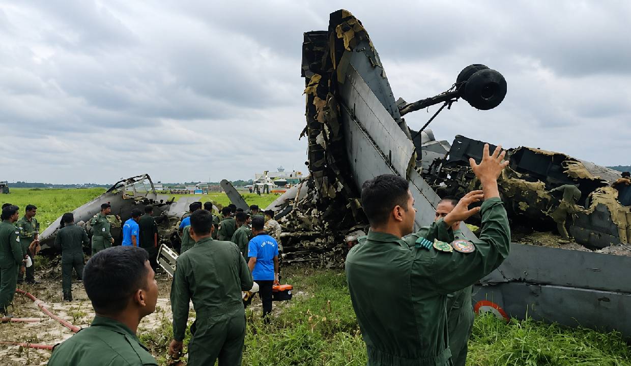 Aircraft crashes in Assam