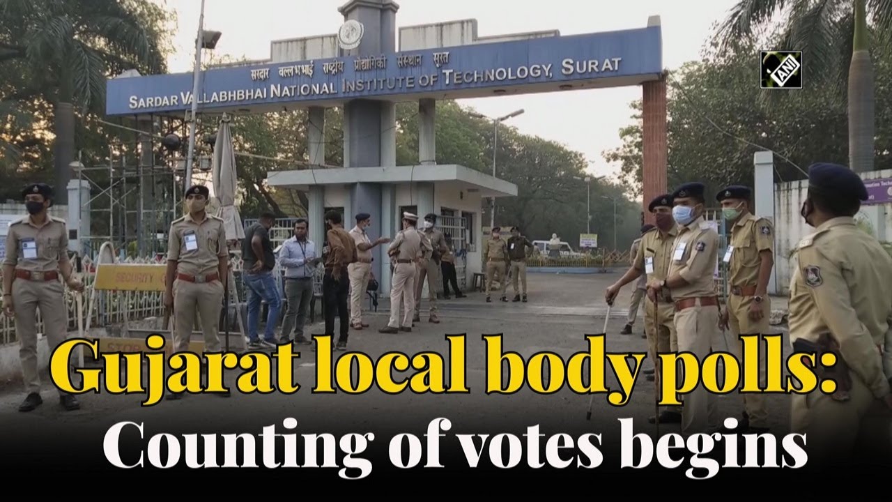 countingofvotesforlocalbodypollsunderwayingujarat