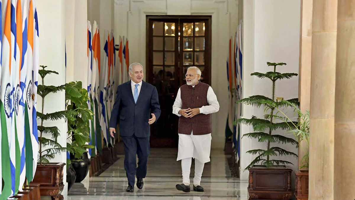 "terrorismhasnoplaceinourworld":pmmodispeakstoisraelicounterpartbenjaminnetanyahu