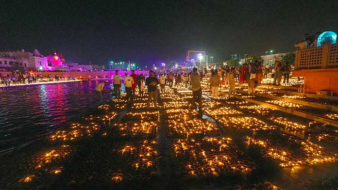 ayodhyadeepotsavsetsworldrecordbylightingover22lakhdiyas