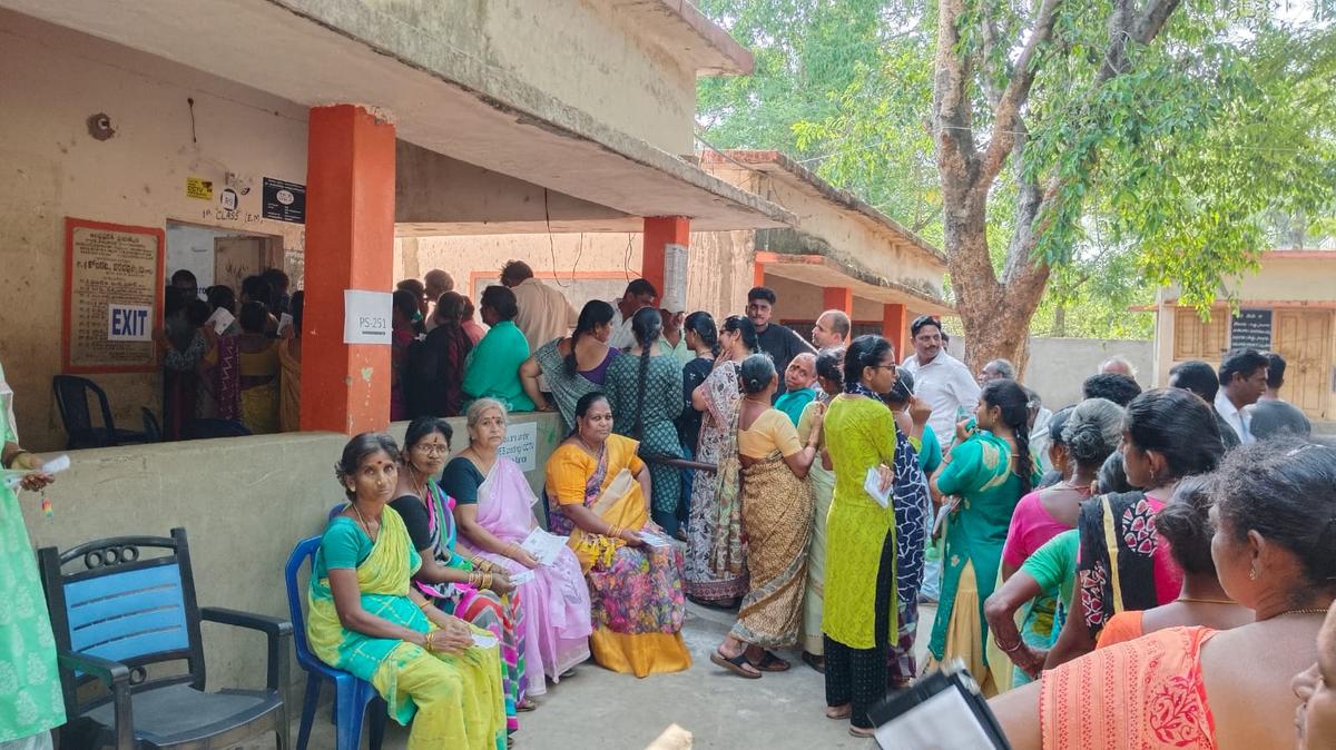 Polling continued till midnight in few places in Andhra Pradesh