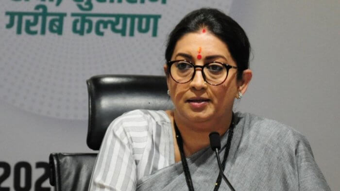 unionministerssmritiiraniandjyotiradityascindiaassignedadditionalchargesofminorityaffairsandsteel