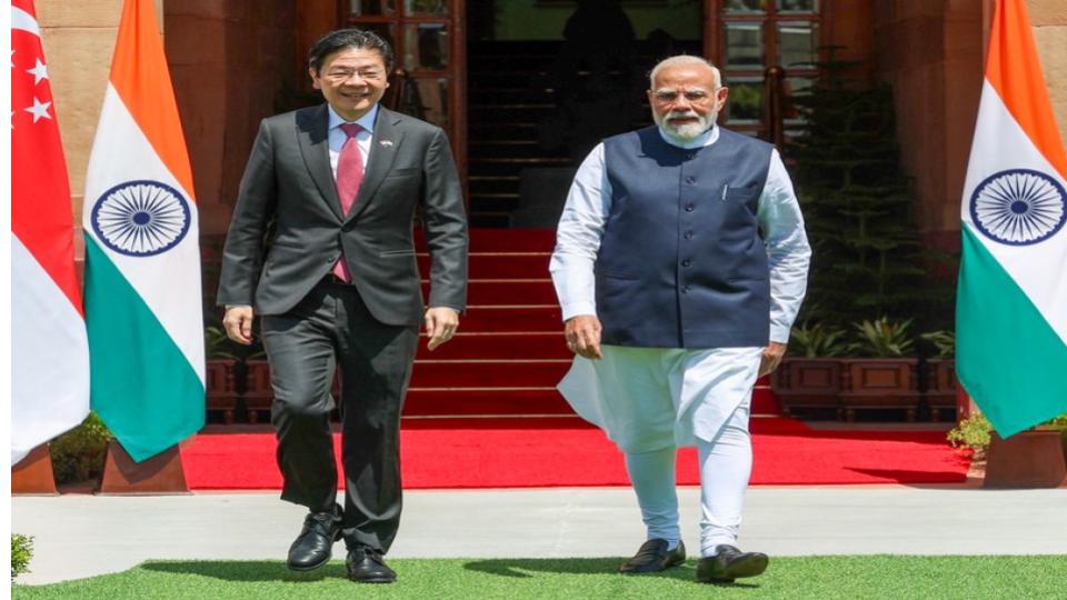 PM Modi, Singapore PM Inaugurate JN Port PSA Mumbai Terminal Phase-II