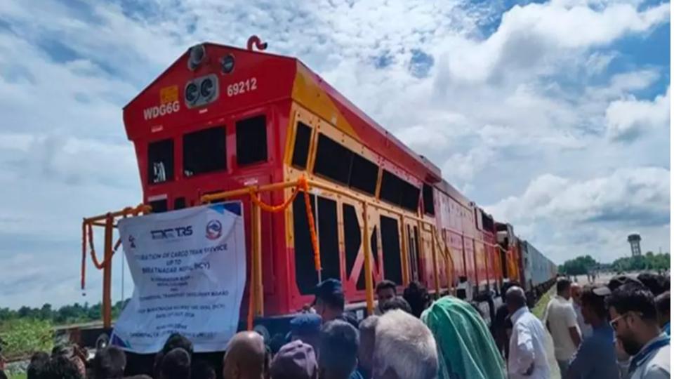 India Launches First Direct Commercial Container Freight Train to Nepal