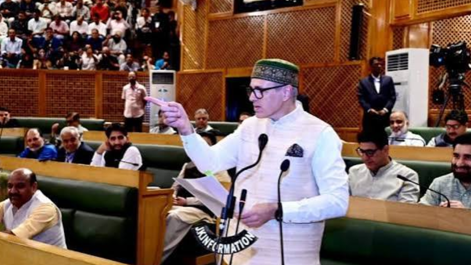Omar Abdullah moves statehood resolution amid BJP ruckus in assembly