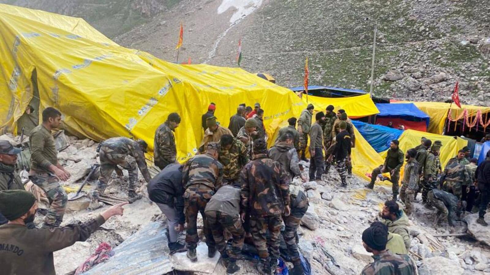 multiagencysearchrescueoperationunderwayfollowingcloudburstatshriamarnathjishrine