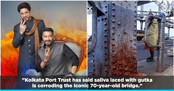 iasofficersharesgutkastainedpicofhowrahbridge;seeksanswersfromakshaykumarsrkandajaydevgn