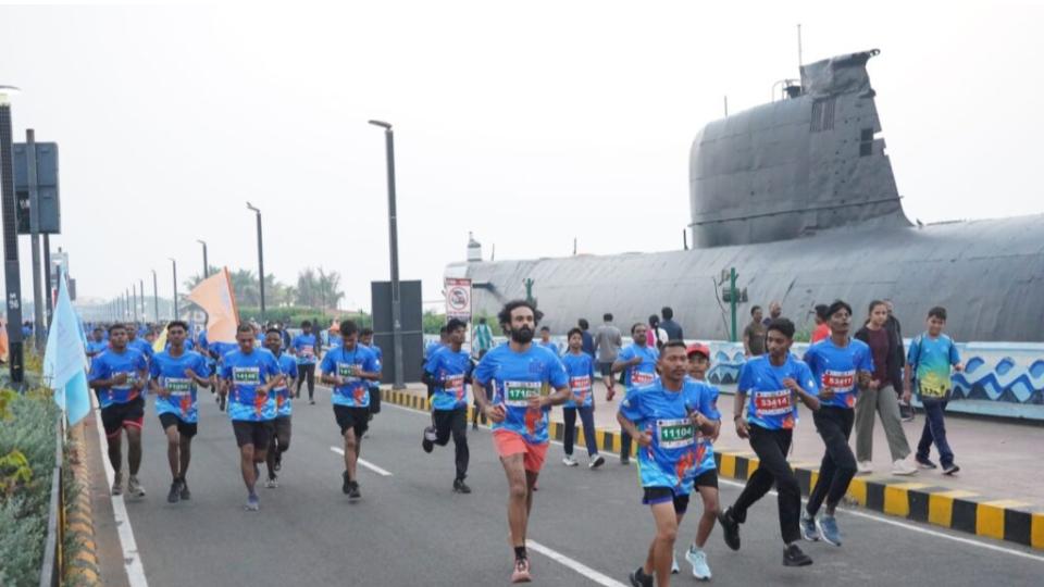 10th Indian Navy Marathon draws over 17,000 runners in Visakhapatnam