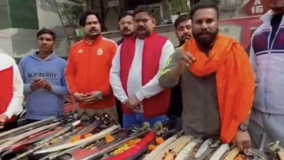  Hindutva group threatens minorities, distributes swords in UP