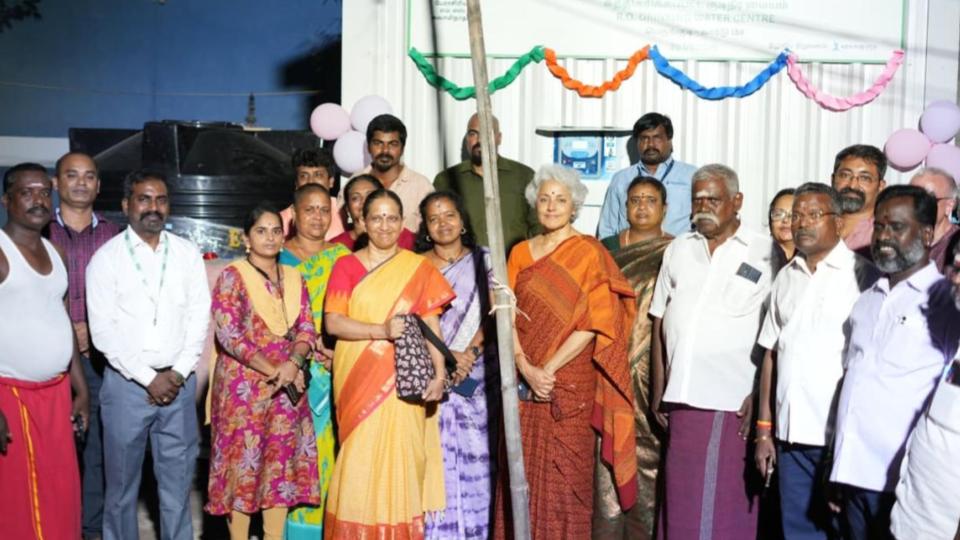 MSSRF Sets Up 3,000-Litre Water ATM at Perungudi, TN