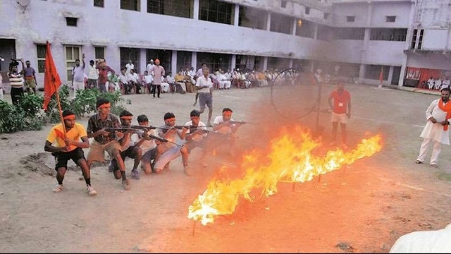 faizabadbajrangdalchiefheldoverholdingweaponstrainingprogramme