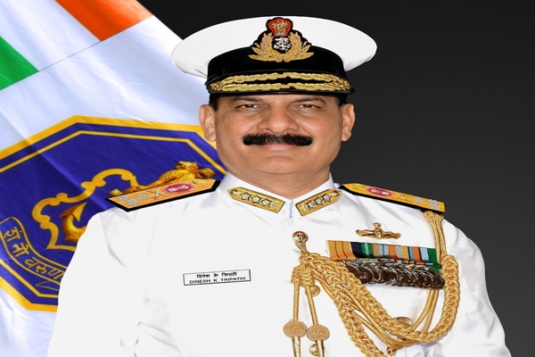 Admiral Dinesh Kumar Tripathi Takes Over As Chief Of Naval Staff