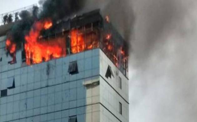 uttarpradesh:firebreaksoutinsalestaxofficeinlucknow