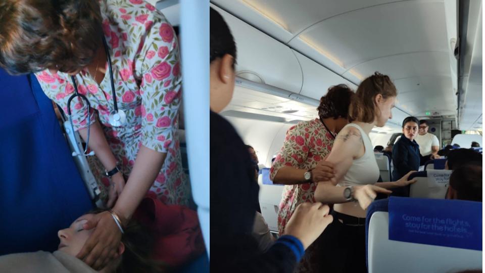 Karnataka ex-MLA Anjali, a doctor, saves life of American woman passenger