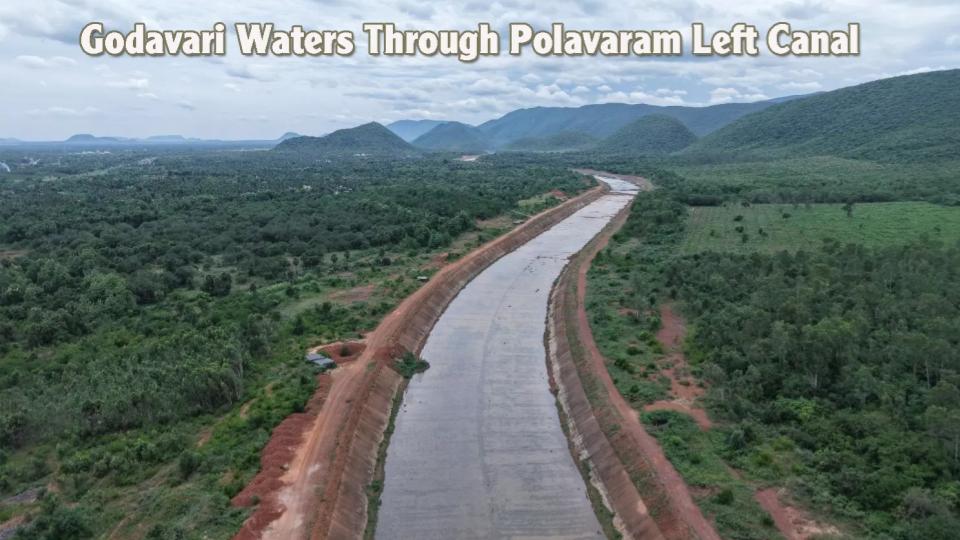 CM Naidu To Release Godavari Waters Through Polavaram Left Canal