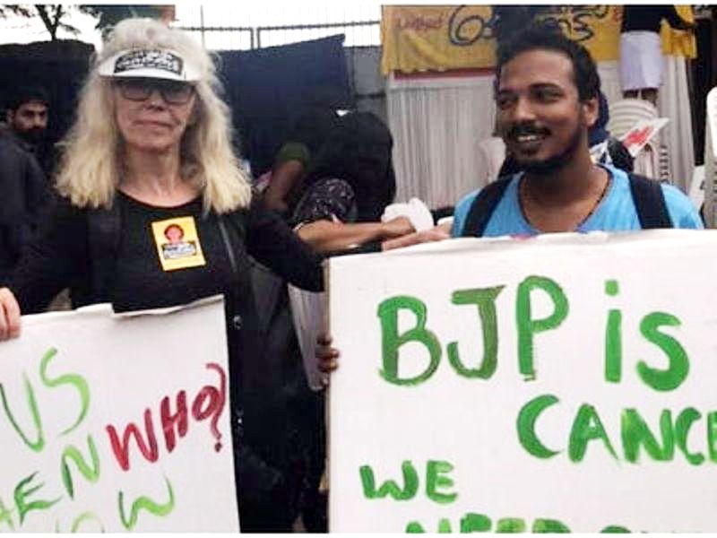 norwegianwomanaskedtoleaveindiaforparticipatinginanticaaprotestinkochi
