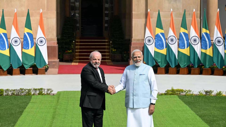 PM Narendra Modi Meets Brazilian President Luiz Inacio Lula