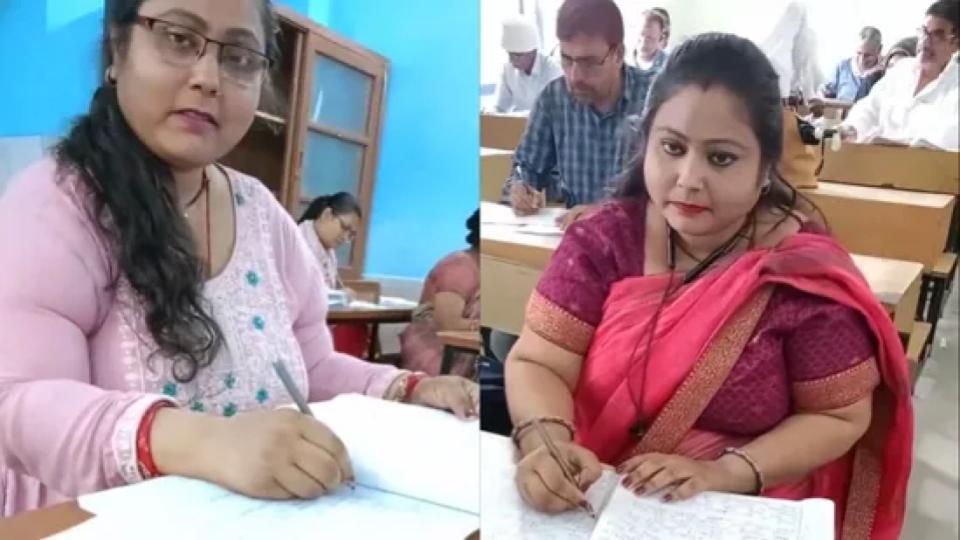 Bihar teacher makes Instagram Reels while checking PPU exam answer sheet