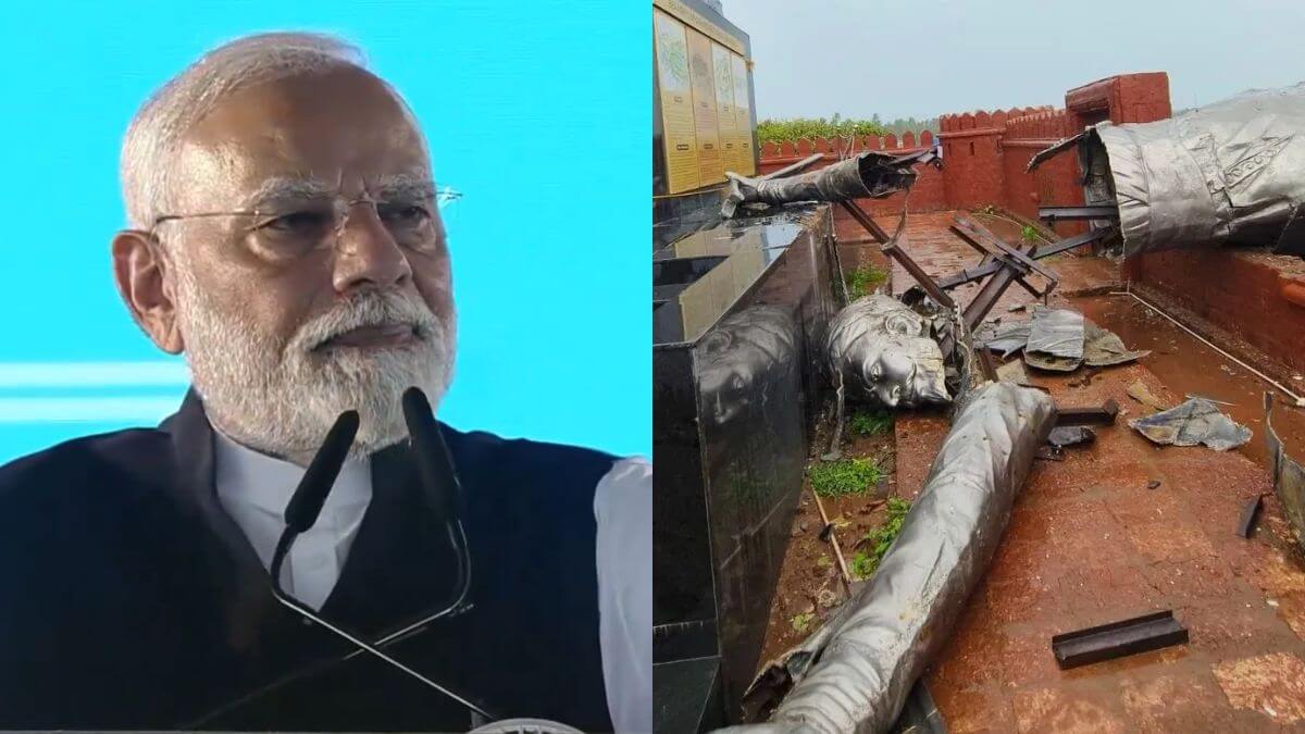 pmmodiapologisesforcollapseofshivajimaharajstatueinmaharashtra