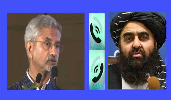 EAM Dr. S Jaishankar Holds Talks with Acting Afghan Foreign Minister Mawlawi Amir Khan Muttaqi