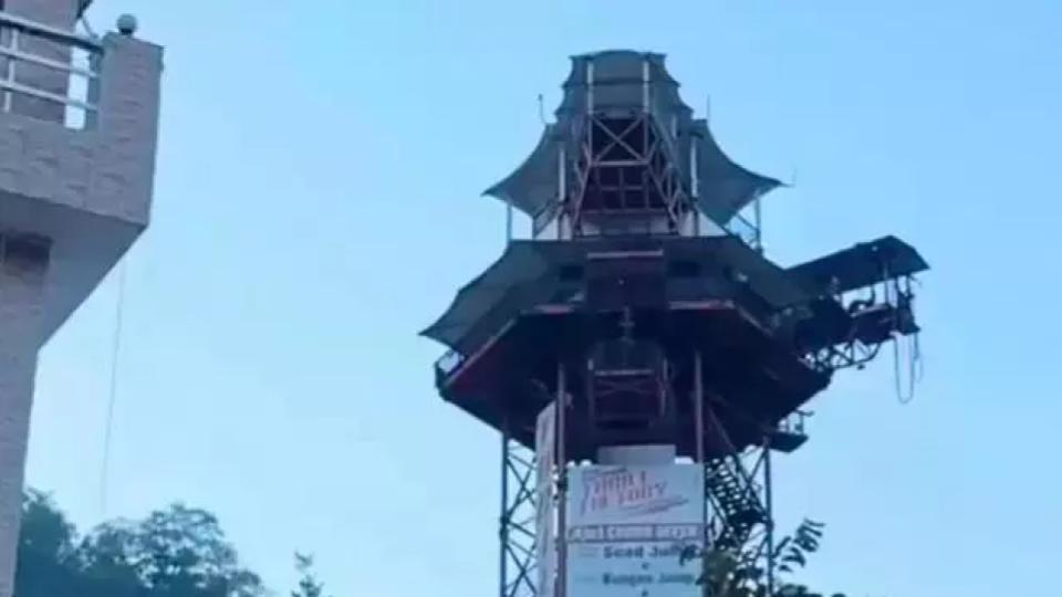 Student Survives 180-Ft Bungee Fall in Rishikesh