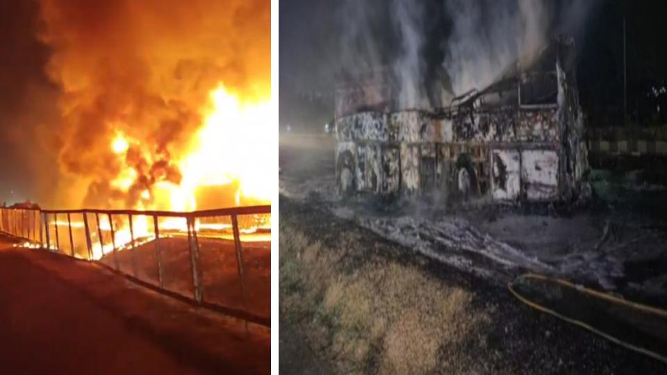 Container truck hits luxury sleeper bus in Karnataka, 9 killed