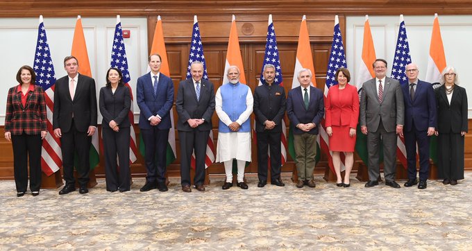 uscongressionaldelegationcallsonpmmodiinnewdelhi