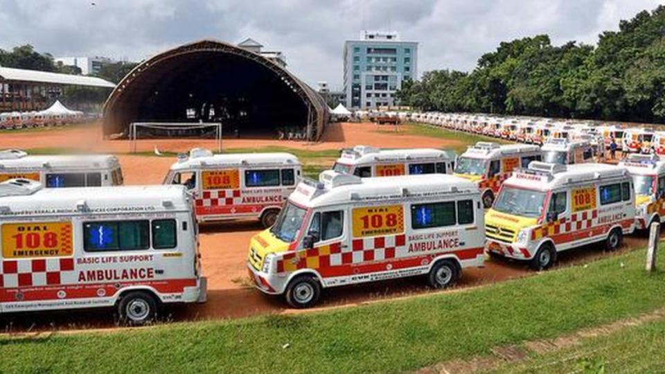 New 108 Ambulance Fleet To Hit Keralam Roads By Month-end