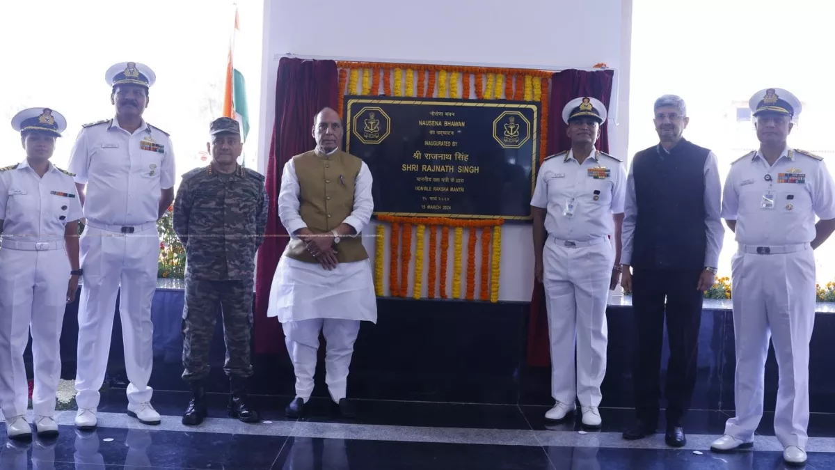 rakshamantrirajnathsinghinauguratesnausenabhawaninnewdelhi