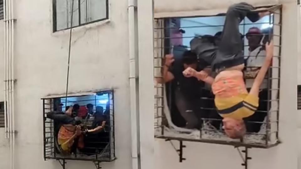 Surat man falls from 10th floor in sleep, rescued