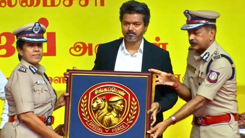 Vijay Launches All Women Police Task Force ‘Singappen’