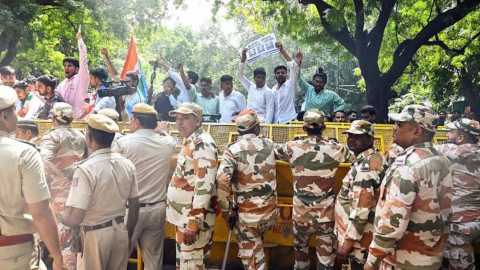 CISF Jawan Allegedly Stabbed During Protest In Delhi
