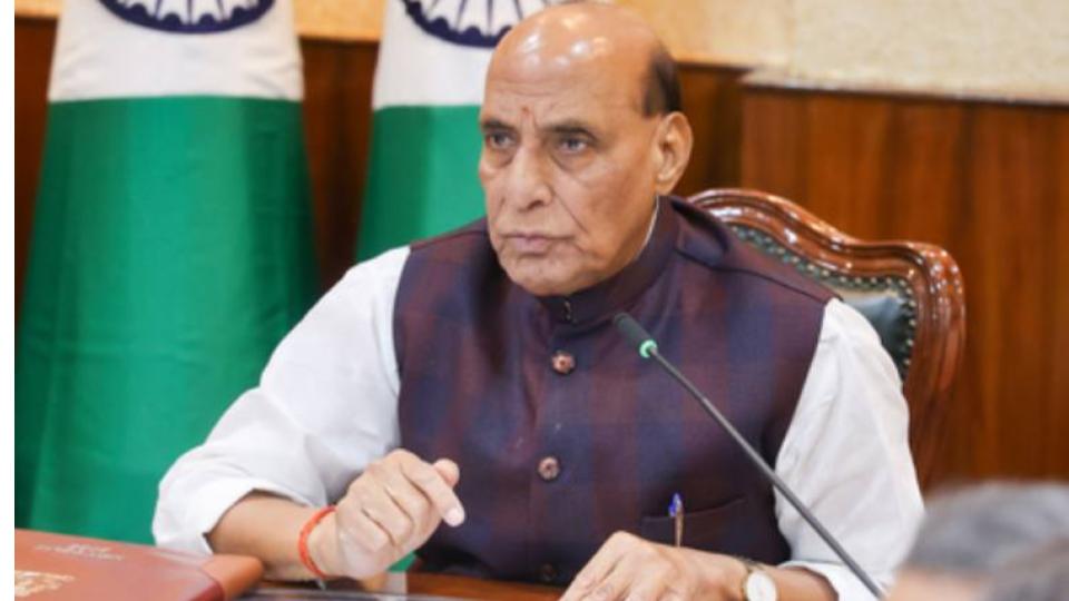 Rajnath Singh Unveils Portraits Of Vajpayee And Madan Mohan At Delhi Assembly